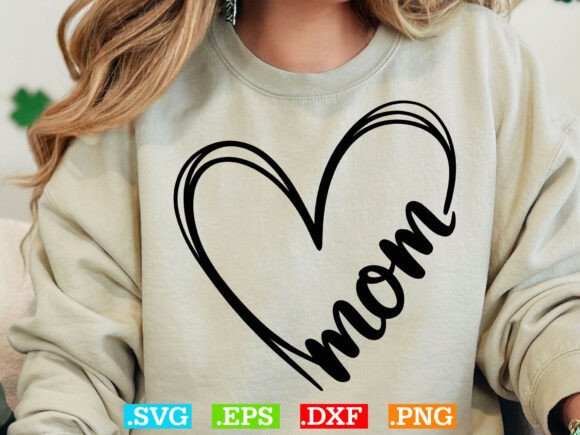 Download Mom Heart Svg, Instant Download - Mom heart svg Collection