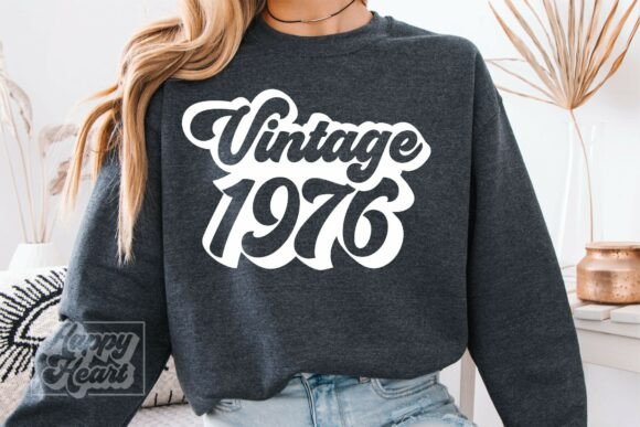 Download Retro Vintage 1976 50th Birthday SVG PNG - 1976 Collection