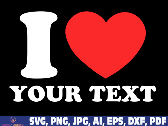 Download I Heart Love Custom&nbsp; Text Svg Png - Text svg Collection
